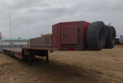 БЕРГЕР 9854* Полуприцеп тяжеловоз 4 оси 9854-0000050-04 (Раздвижной)