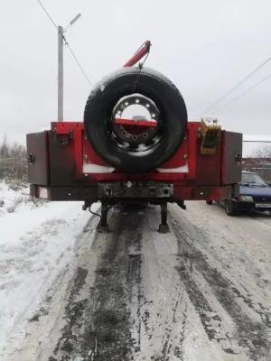 Тверьстроймаш 9939* Полуприцеп тяжеловоз 4 оси 993941-0022 (Раздвижной)
