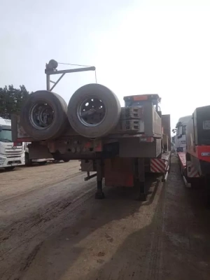 Спецприцеп 9942* Полуприцеп тяжеловоз 4 оси 9942L4-06 (Раздвижной)
