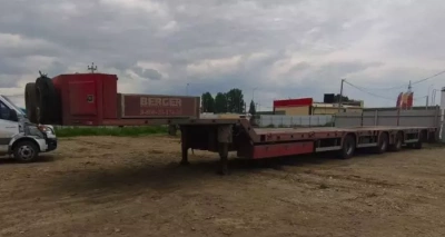 БЕРГЕР 9854* Полуприцеп тяжеловоз 4 оси 9854-0000050-04 (Раздвижной)