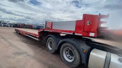 Тверьстроймаш 9939* Полуприцеп тяжеловоз 3 оси 993931-0022 (Раздвижной)