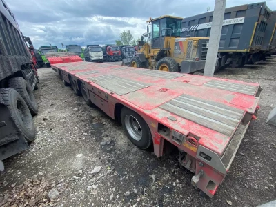 БЕРГЕР 9854* Полуприцеп тяжеловоз 4 оси 9854-0000050-04 (Раздвижной)