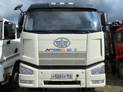 FAW J6 6x6 Бортовой с КМУ 638783-03CM (Дизельный, 11,1 л, 420 л.с., МТ)