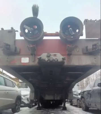 Спецприцеп 9942* Полуприцеп тяжеловоз 5 осей 9942L5 (Раздвижной)