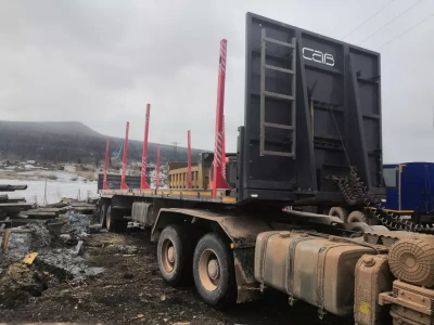 САВ (СпецАвто-Восток) 9318* Полуприцеп тяжеловоз 2 оси 931802E8 (Не раздвижной)