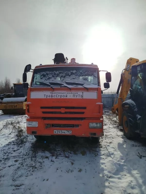 Коммерческие грузовики K3B* на шасси КамАЗ 65115 6x4 Бортовой с КМУ 4377B3-10 	(Дизельный, 11,8 л, 300 л.с., МТ)