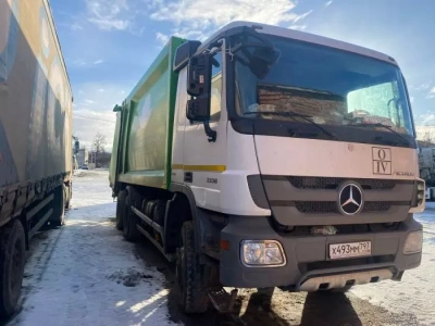 ВКР MB3* на шасси Mercedes-Benz Actros 6x4 Мусоровоз MB3CVK (Дизельный, 11,9 л, 360 л.с., МТ)