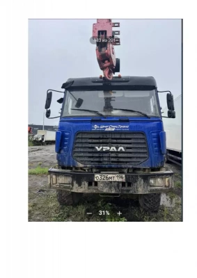 УралСпецТранс 5453* на шасси Ural 44202 6x6 Седельный тягач с КМУ 545354-02 (Дизельный, 6,7 л, 310 л.с., МТ)